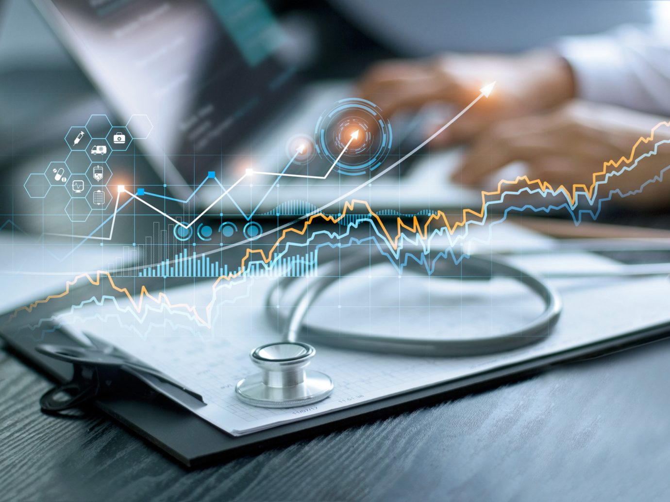 Healthcare business graph data and growth