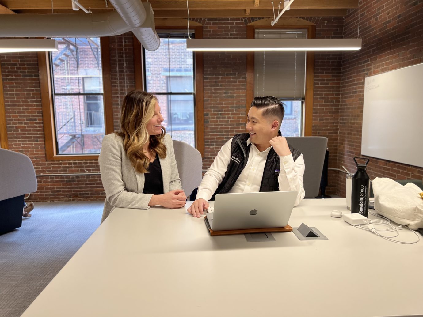 Two Bowdoin team members
