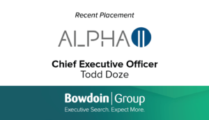 Alpha II CEO Placement