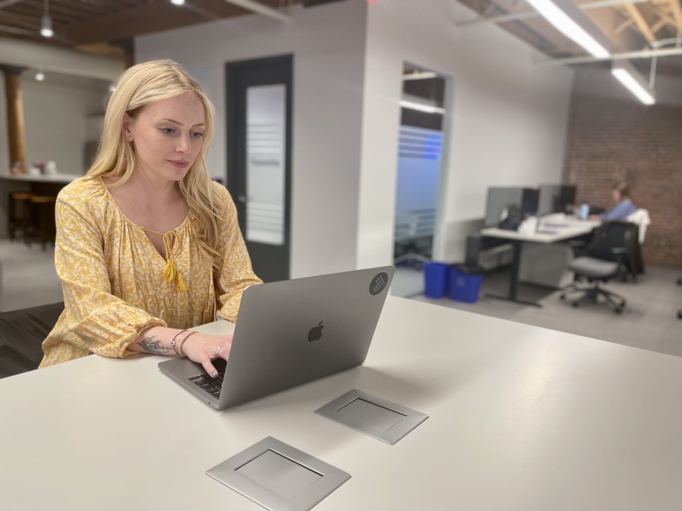 woman on laptop