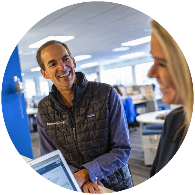 Photo of The Bowdoin Groups founder, Dave Melville.