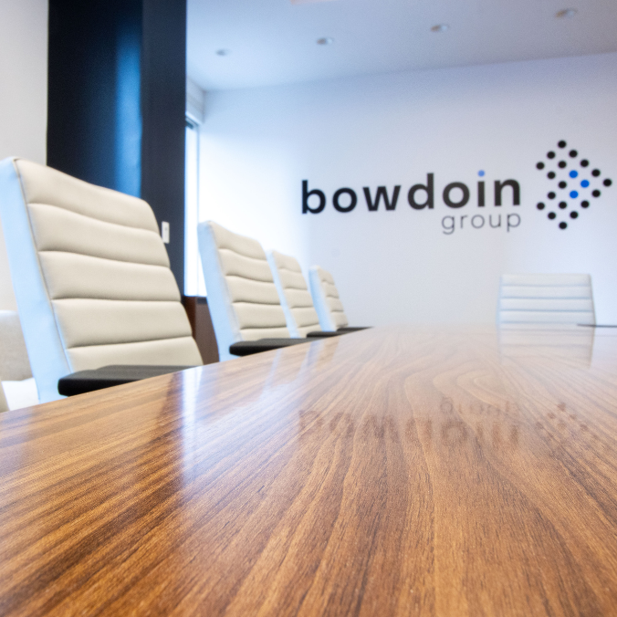 Photo of The Bowdoin Group's Board Room